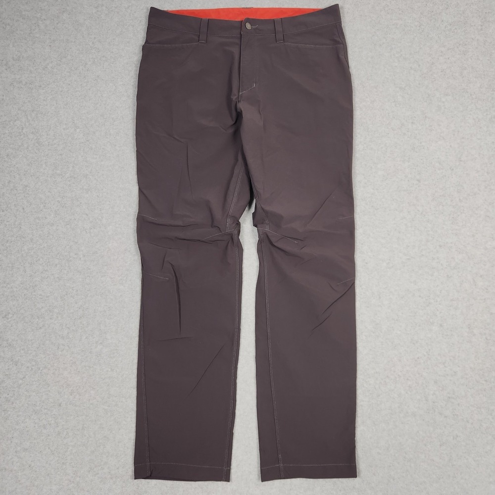 Rab Pants 34x32 Gray Capstone Articulated Knee Hiking Climbing Outdoors Stretch